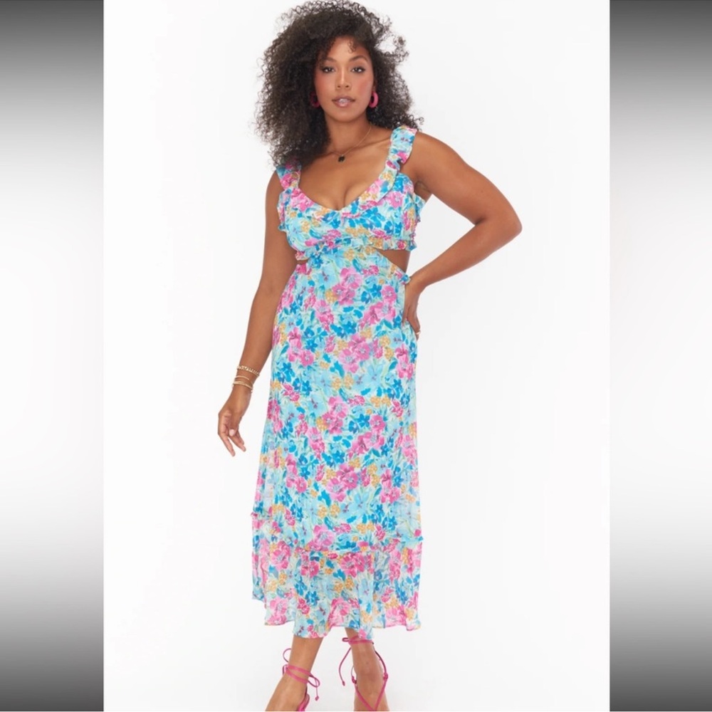 Show Me Your Mumu Lane Midi Dress size Large